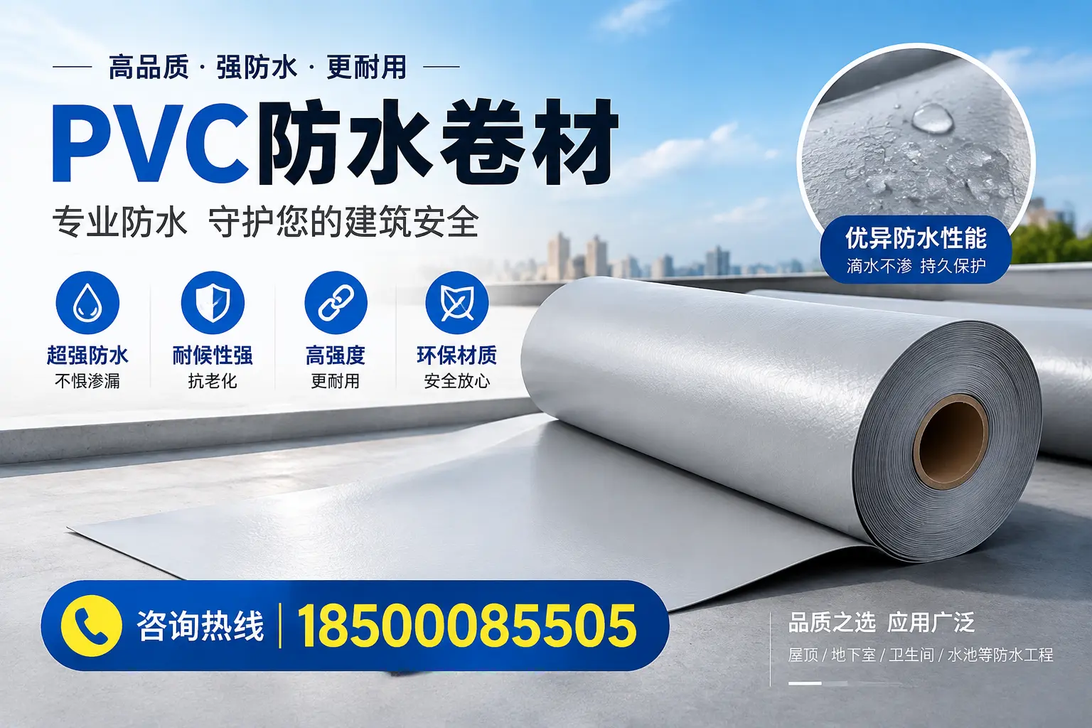 塔城地区pvc防水卷材的市场现状与发展趋势